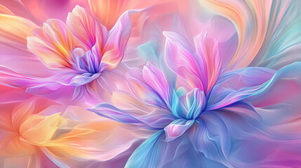 Obraz premium Magical nature background of blossom. Perfect for cosmetics, spa, perfume, beauty salon, florist shop, health care product, homeopathy, aromatherapy