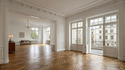 Obraz premium Luxurious, Elegant Living Room with Classic Details