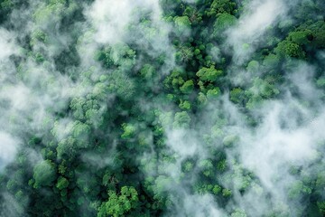 In the heart of untouched wilderness, a lake forms the shape of a recycling logo. This 3D-rendered image symbolizes eco-conscious waste management and promotes a sustainable, cost-effective