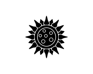 creative details Sun Icon vector illustration