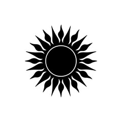 creative details Sun Icon vector illustration