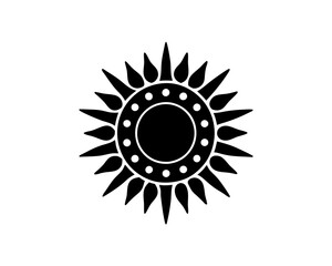 creative details Sun Icon vector illustration
