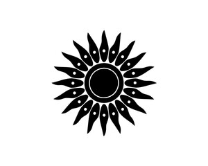 creative details Sun Icon vector illustration