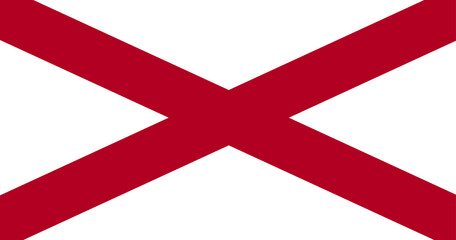 Vector Alabama Flag