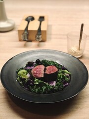 Beautifully roasted tenderloins with vegetables