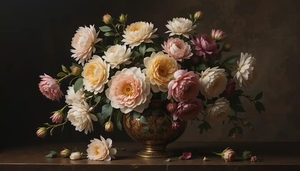 Renaissance Still Life with Flowers