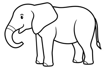 Obraz premium Abstract Elephant Sketch