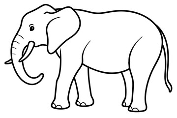 Abstract Elephant Sketch