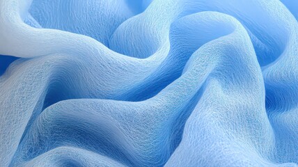 Obraz premium Abstract Blue Fabric with Gradient Texture and Sparkle