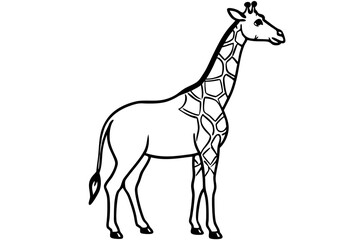 Abstract Giraffe Vector