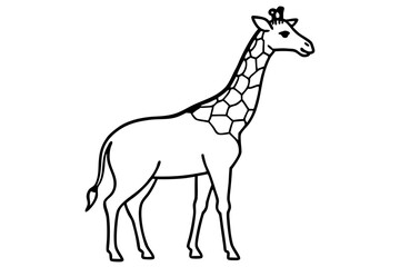 Abstract Giraffe Vector