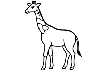 Abstract Giraffe Vector