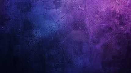 Fototapeta premium Textured gradient background with blending hues of deep blues and vibrant purples, creating a modern artistic backdrop for presentations or web design.