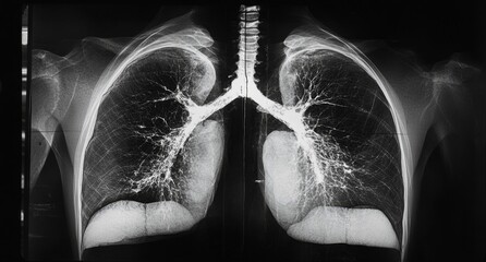 Chest X-Ray showing Lungs