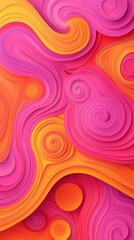 Obraz premium Stunning Abstract Paper Art with Vibrant Colors