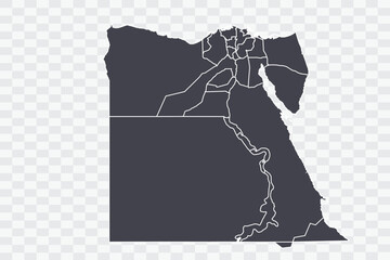 Egypt Map Anchor Color on White Background quality files Png