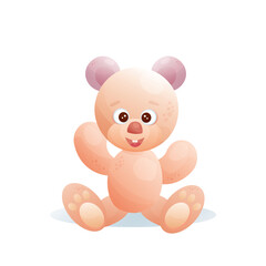 A cute teddy bear