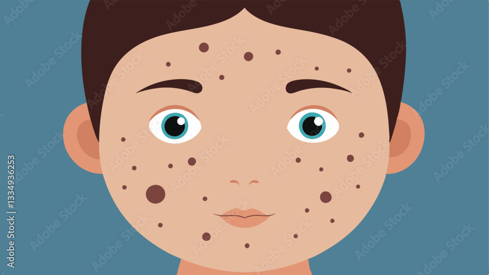 Poster pore minimization a closeup view of a cheek area with enlarged pores on the left side transitioning 