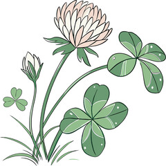 Obraz premium vector illustration of a flower