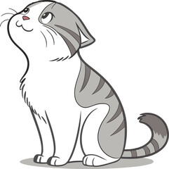 black and white cartoon dog