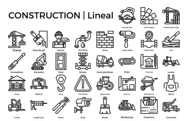 construction icons, building, repair tools – stock vector.by codet 13
