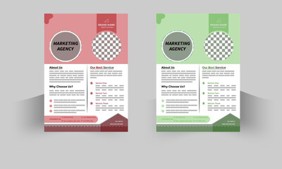 Naklejka premium flyer in A4,Supermarket product sale catalog flyer bundle, social media post set template, product catalog sale promotion web banner ads design, catalog square template,Brochure design