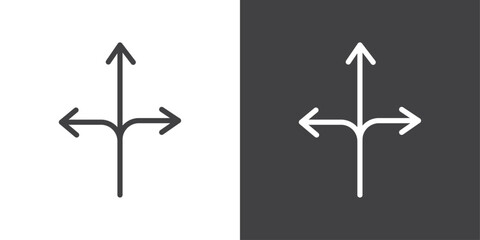 Flexibility icons in Thin line black color. flat simple vector symbols illustration.