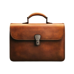 Vintage Brown Leather Briefcase Professional Business Bag