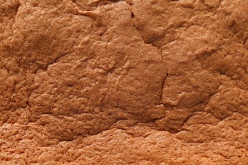 Tasty Japanese Castella sponge cake as background, top view