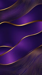 Deep violet and shimmering gold chromatic elegance abstract phone hd wallpaper