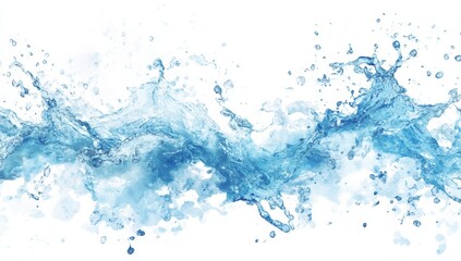 Dynamic water splashes