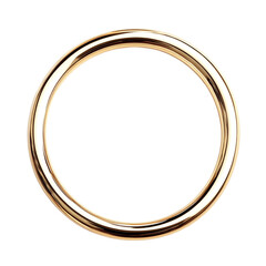 Golden Ring Abstract Colorful Lines Modern Art,