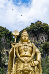 Fototapeta premium Murugan status of Batu Caves in Kuala Lumpur, Malaysia