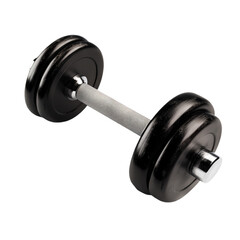 Black Dumbbell Fitness Workout Gym Weight Training Exercise Strength,