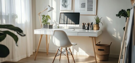 Bright, Modern Home Office