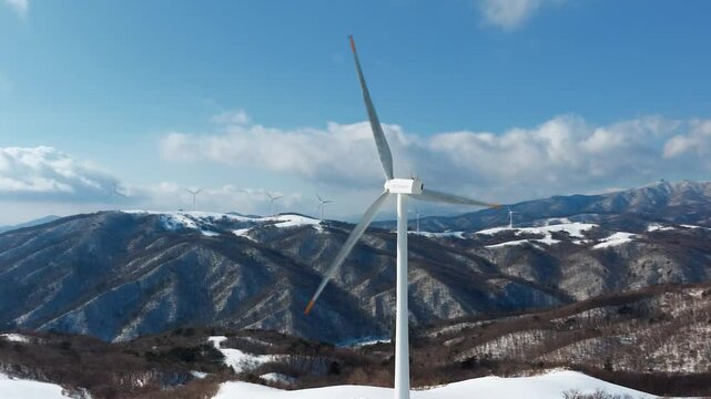 강원도 평창 대관령 삼양목장 겨울 풍경