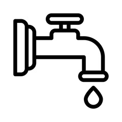 faucet line icon