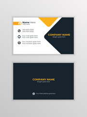 Professional Business card template design for promotion business, announcement, trendy business card design