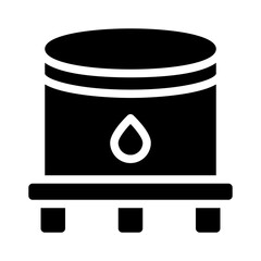 tank glyph icon