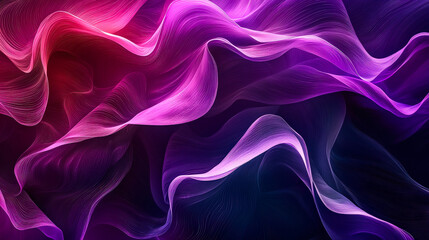 Obraz premium Colorful flowing abstract design showcasing vibrant shades blending beautifully