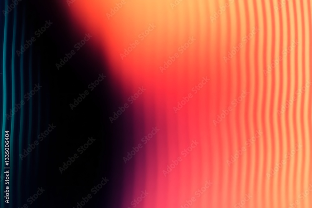 Poster vertical lines of color gradient across the abstract background