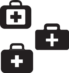 First Aid Box Icon vector