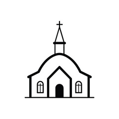 church icon vector ilustration