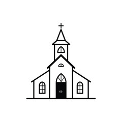 church icon vector ilustration