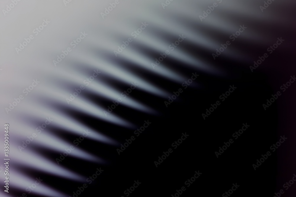 Poster abstract image shows diagonal lines of varying tones and shades