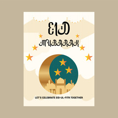 Eid Mubarak Flyer Eid-ul-Fitr Poster