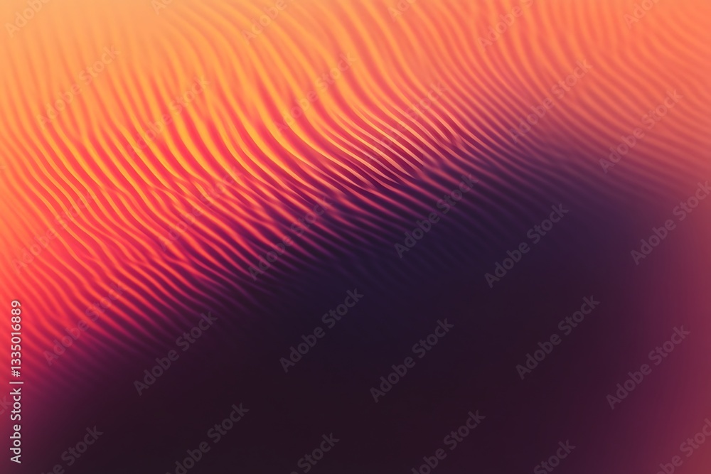 Poster a warm abstract image of flowing lines and gradient colors