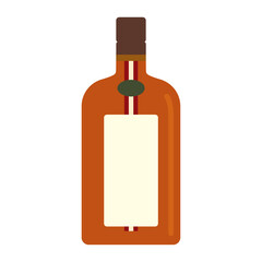 リキュール 瓶 ボトル のイラスト