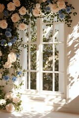 Floral Window Decor