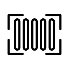 barcode line icon